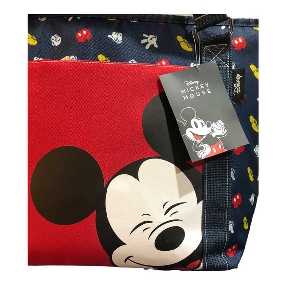 Disney Mickey Mouse 24 can water resistant insulated cooler tote bag brand‎ new - Picture 5 of 16